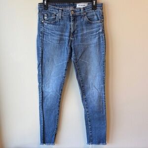 AG Adriano Goldschmied Women's Light Blue Skinny Jeans 27R